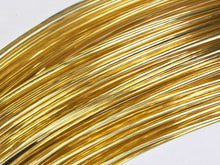 Load image into Gallery viewer, 9ct Gold 1mm Wire DF Round Fully Annealed Round Wire Yellow Gold in 10cm lengths