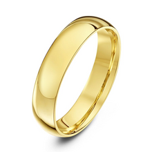 Load image into Gallery viewer, 9ct Yellow Gold Court Wedding Ring 2,3,4,5,6mm Comfort Fit Wedding Band Hallmark
