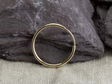 Load image into Gallery viewer, 16mm Gold Hoop Earrings 14ct Gold Bonded Endless Hoop Earrings 14ct Gold x PAIR