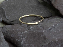 Load image into Gallery viewer, 20mm Gold Hoop Earrings 14ct Gold Bonded Endless Hoop Earrings 14ct Gold x PAIR