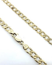 Load image into Gallery viewer, Gold Curb Chain 9ct Yellow Gold Long Heavy 20” Solid Gold Man’s 6mm Curb Chain