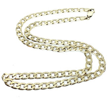 Load image into Gallery viewer, Gold Curb Chain 9ct Yellow Gold Long Heavy 20” Solid Gold Man’s 6mm Curb Chain