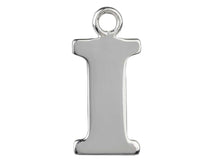 Load image into Gallery viewer, Silver Initial Pendant Sterling Silver Name Pendant All Letters Solid Silver