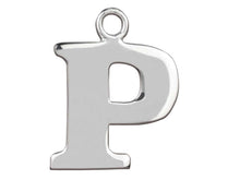 Load image into Gallery viewer, Silver Initial Pendant Sterling Silver Name Pendant All Letters Solid Silver