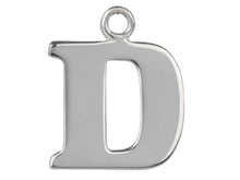 Load image into Gallery viewer, Silver Initial Pendant Sterling Silver Name Pendant All Letters Solid Silver