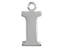 Load image into Gallery viewer, Silver Initial Pendant Sterling Silver Name Pendant All Letters Solid Silver