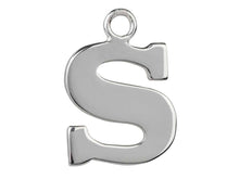 Load image into Gallery viewer, Silver Initial Pendant Sterling Silver Name Pendant All Letters Solid Silver