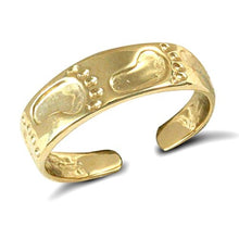 Load image into Gallery viewer, 9ct Gold Toe Ring SOLID GOLD Toe Ring ALL STYLES Genuine 9ct Gold Toe Rings 375

