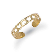 Load image into Gallery viewer, 9ct Gold Toe Ring SOLID GOLD Toe Ring ALL STYLES Genuine 9ct Gold Toe Rings 375
