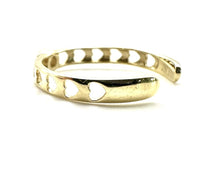 Load image into Gallery viewer, 9ct Gold Toe Ring Toe Ring 9ct Yellow Gold Solid Gold Easy Fit Crystal Heart

