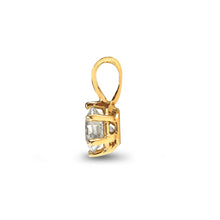 Load image into Gallery viewer, 18ct Yellow Gold 50pt 6 Claw Natural Diamond Solitaire Pendant
