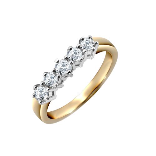 18ct 0.50ct Natural Diamond Ring