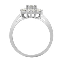 Load image into Gallery viewer, 18ct White 2.00ct Natural Diamond 7 Stone Cluster Ring
