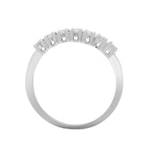 Load image into Gallery viewer, 18ct White 2.00ct Natural Diamond 7 stone 1/2 ET Ring
