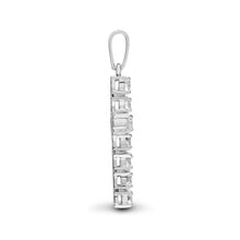 Load image into Gallery viewer, 18ct White Gold Natural Diamond Cross
