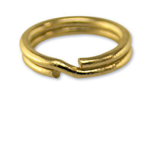 9ct Yellow Gold Split Ring  5mm 7mm 8mm Keyring Easy To Attach