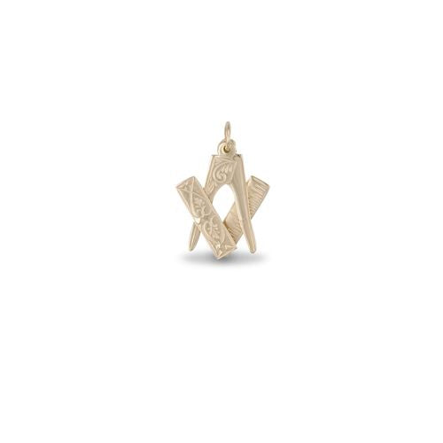 9ct Yellow Gold Masonic Pendant