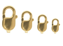 Load image into Gallery viewer, 18ct Yellow Gold Lobster Fastener Solid Gold 18ct Trigger Oval Trigger ALL SIZES
