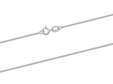 Load image into Gallery viewer, 18ct White Gold Chain Diamond Cut Curb Chain 16&quot;/40cm or 18&quot;/45cm 750 Carat
