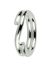 Load image into Gallery viewer, Silver 8mm Split Ring Solid Sterling Silver Easy Fit Jewellery Making Split Ring
