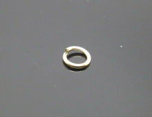 Load image into Gallery viewer, 6mm jump ring 9ct yellow gold open, o ring jewellery making ring repair x 1
