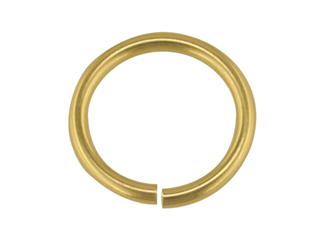 6mm jump ring 9ct yellow gold open, o ring jewellery making ring repair x 1