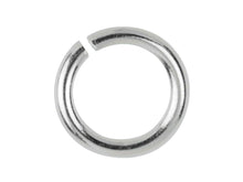 Load image into Gallery viewer, Silver Jump Ring 6mm Sterling Silver Open Jump Ring Heavy Silver O Ring
