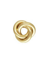 Load image into Gallery viewer, Knot Stud Earrings 4mm 14ct Gold Bonded Celtic Knot Stud Earrings x Pair - GOLD
