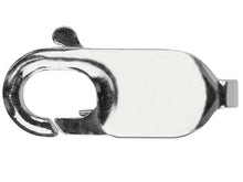 Load image into Gallery viewer, Sterling Silver 11mm trigger clasp lobster clasp silver jewellery fastener 925
