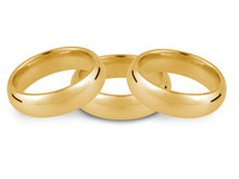 Load image into Gallery viewer, Gold 9ct Yellow Gold Court Wedding Ring - *NEW* 100% Recycled Sustainable Gold
