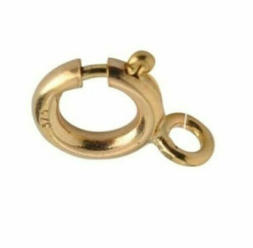 9ct Gold - 5mm Open Bolt Ring Fastener -
