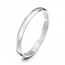 Load image into Gallery viewer, 9ct White Gold Court Style Wedding Ring - 2mm
