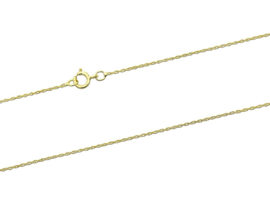 Gold Prince of Wales Link Rope Chain 16