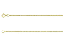 Load image into Gallery viewer, Gold Prince of Wales Link Rope Chain 16&quot;/40cm - 18&quot;/45cm 9ct Yellow Gold
