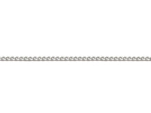 Load image into Gallery viewer, 9ct White Gold 0.5mm Diamond Cut Curb Chain 16&quot;/40cm - 18&quot;/45cm - 20&quot;/50cm chain
