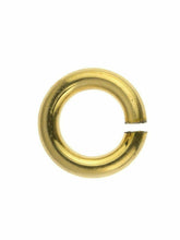 Load image into Gallery viewer, 3mm Jump Ring 9ct Yellow Gold Open O Ring Jewellery Making Ring Repair x 1
