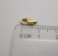 Load image into Gallery viewer, 9ct Gold 9mm Trigger Clasp Lobster Clasp Lobster Claw Gold Jewellery Fastener

