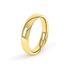 Load image into Gallery viewer, 9ct Yellow Gold Court Wedding Ring 2,3,4,5,6mm Comfort Fit Wedding Band Hallmark
