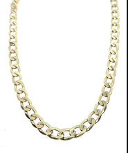 Load image into Gallery viewer, Gold Curb Chain 9ct Yellow Gold Long Heavy 20” Solid Gold Man’s 6mm Curb Chain
