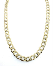 Load image into Gallery viewer, Gold Curb Chain 9ct Yellow Gold Long Heavy 20” Solid Gold Man’s 6mm Curb Chain
