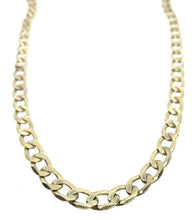 Load image into Gallery viewer, Gold Curb Chain 9ct Yellow Gold Long Heavy 20” Solid Gold Man’s 6mm Curb Chain
