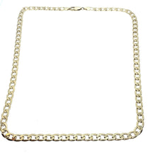 Load image into Gallery viewer, Gold Curb Chain 9ct Yellow Gold Long Heavy 20” Solid Gold Man’s 6mm Curb Chain
