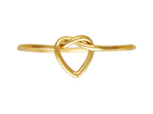 Load image into Gallery viewer, 14ct Gold Bonded Heart Ring 14ct Gold Heart Ring Ring 14ct Ring Love Ring

