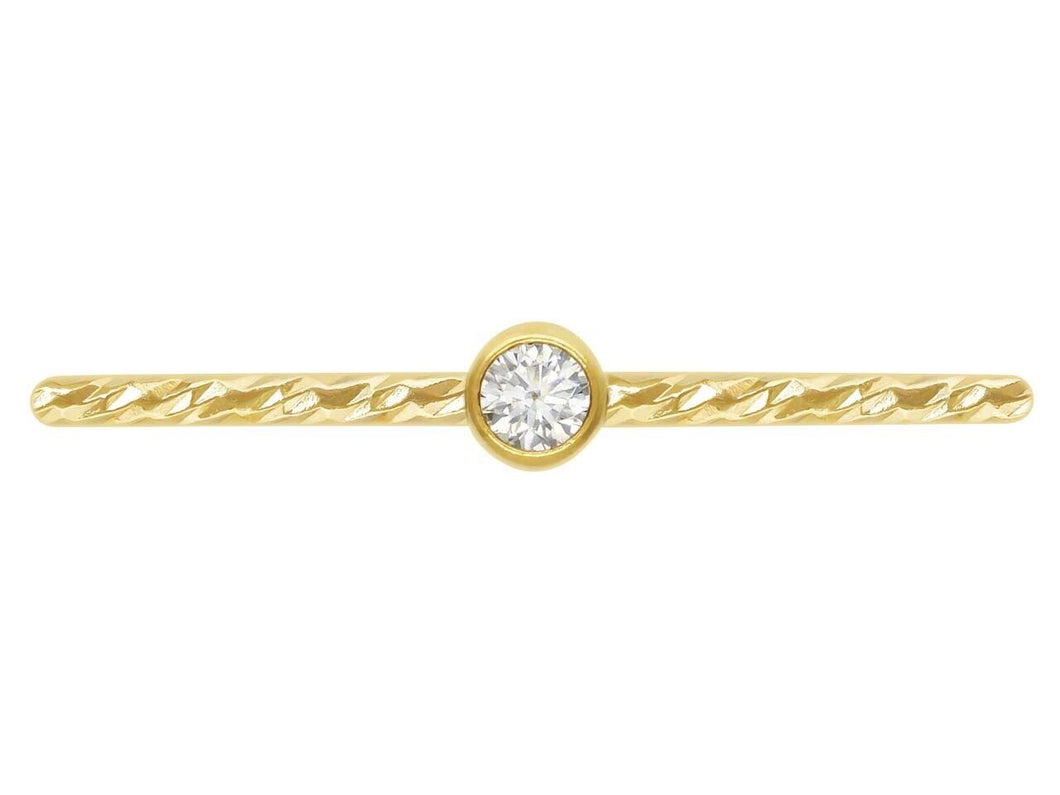 14ct Gold Bonded Stacker Ring 14ct Stacking Gold Ring Twisted Ring 14ct Ring