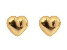 Load image into Gallery viewer, 9ct Gold Heart Stud Earrings

